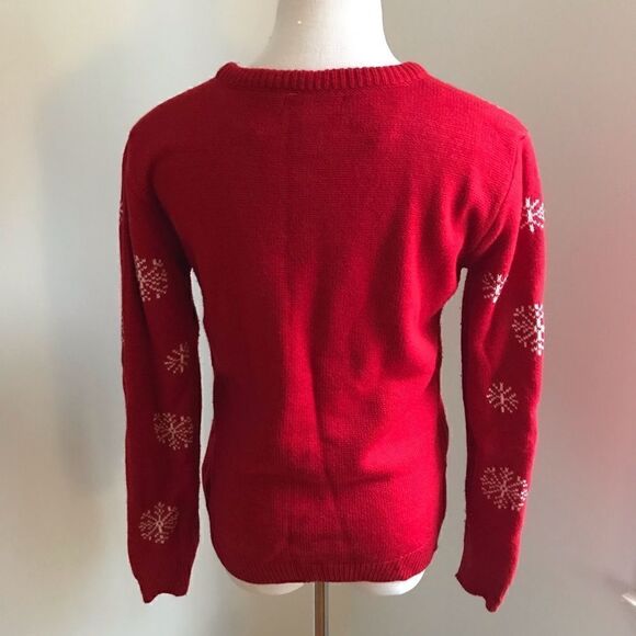 Ugly Christmas Sweater With Penguin and Snowflakes - Picture 2 of 7